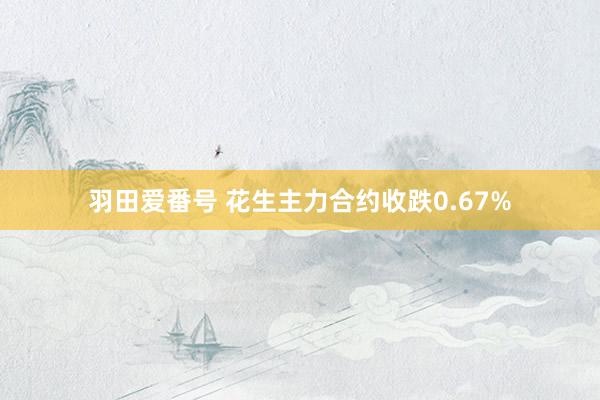 羽田爱番号 花生主力合约收跌0.67%